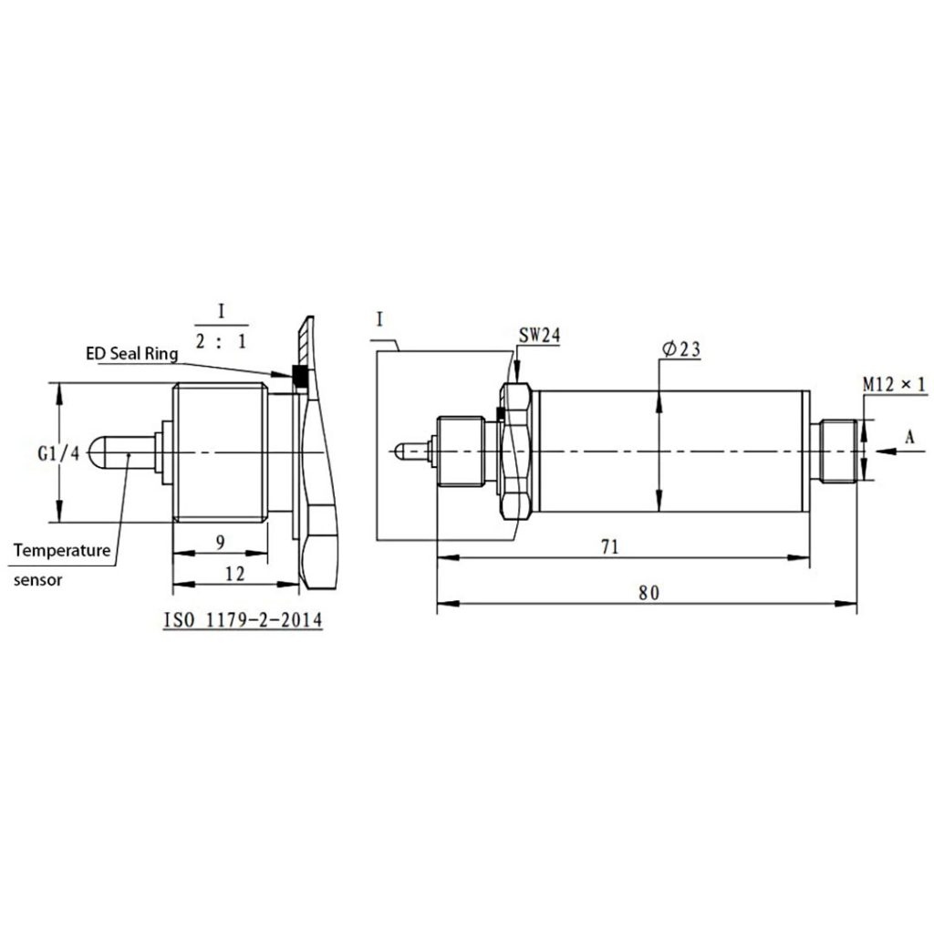 Temperature and Pressure Transmitter DR3453 Fandesensor