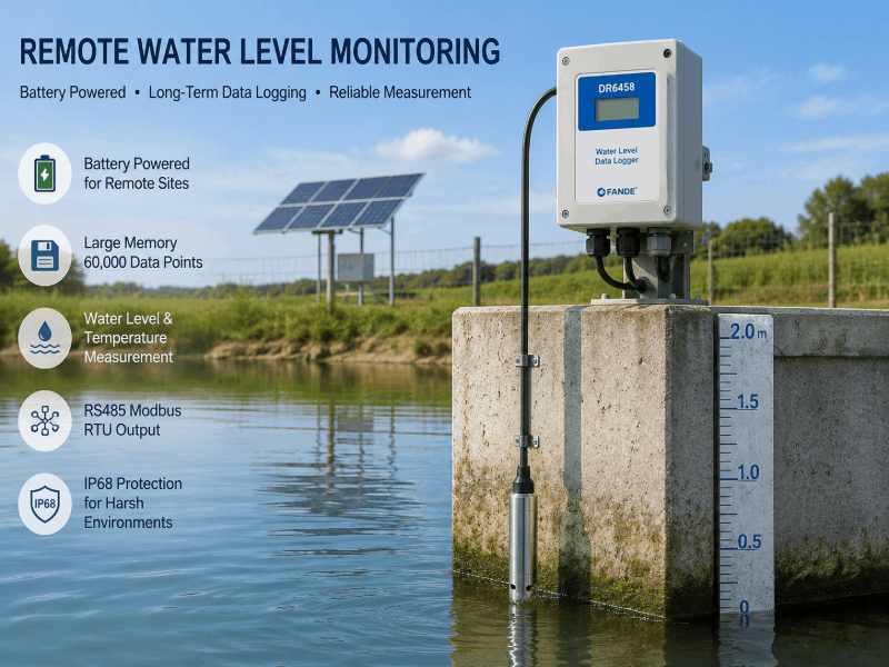 Battery Powered Water Level Logger